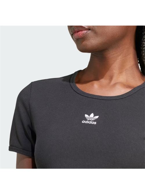 ess rib tee ADIDAS ORIGINAL | IY9664BLACK